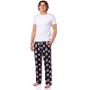 Rick and Morty Pajamas Men's Pixel Face Print Sleep Pajama Pants Black - 2 of 4