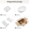 Hrinhom 16.1"W Bathroom Vanity Sink,Modern Ceramic Wash Basin Without Faucet - 2 of 4