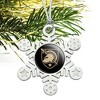 United States Military Academy Primary Logo Metal Snowflake Christmas Tree Holiday Ornament - 2 of 3