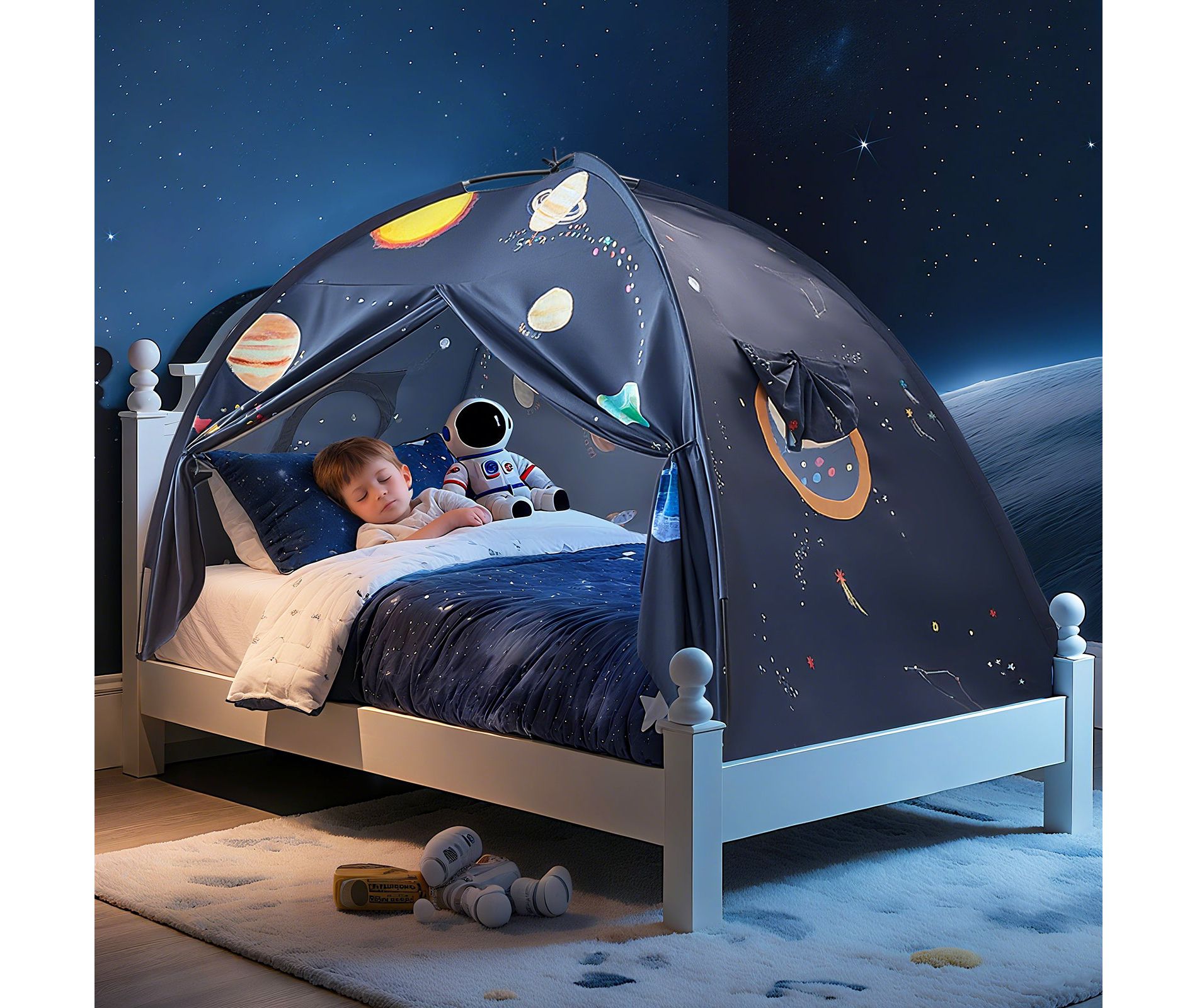 Tiny Land® SpaceNest Bed Tent for Kids