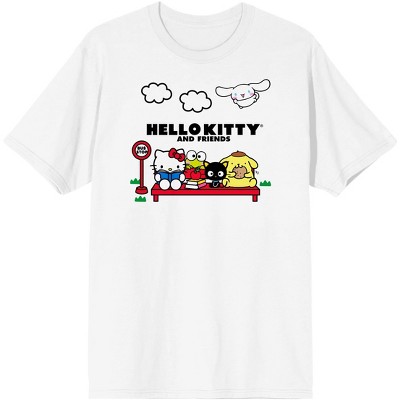 Hello Kitty & Friends Bus Stop Juniors White T-shirt