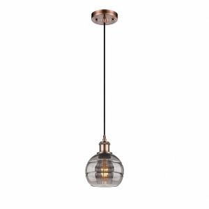 Rochester - 1 Light Cord Hung Mini Pendant In Industrial Style-7.88 Inches Tall and 5.88 Inches Wide - 1 of 1