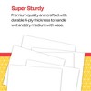 School Smart Railroad Board, 22 x 28 Inches, 4-Ply, White, Pack of 25 - 3 of 4