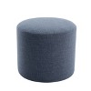 19" Round Pouf Ottoman - WOVENBYRD - 2 of 4