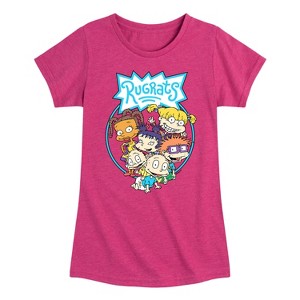 Girls' - Rugrats - Circle Fitted Short Sleeve Graphic T-Shirt - 1 of 4