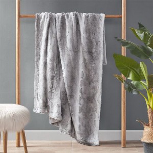 NicBex Faux Mink Reversible Throw Blanket for Couch/Bed– 60”x70” Oversized Throw Blanket, Soft Faux Fur Blankets, Machine Washable, Oeko-Tex Certified - 1 of 4