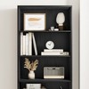 Farmhouse Bookcase with Doors, Display Storage Shelves, Tall Bookshelf Wooden 6 Shelf Bookshelves - 3 of 4