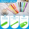 Unique Bargains Silicone Heat Resistant Non-Stick Long Handle Food Spatula for Jars 4 Pcs - 3 of 4