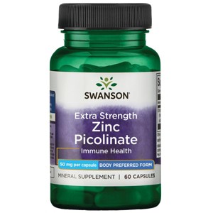 Swanson Extra Strength Zinc Picolinate - Body Preferred Form 50 mg 60 Caps. - 1 of 2