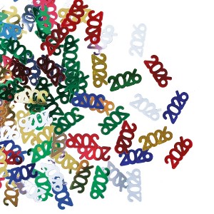 Beistle Fanci-Fetti Multicolor "2026" Silhouettes, 1.5 Ounces Multicolor - 1 of 4