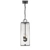 Sana Collection Outdoor Pendant Light - Black Aluminum, 3 Bulbs, Dimmable, 96" Chain - 3 of 4