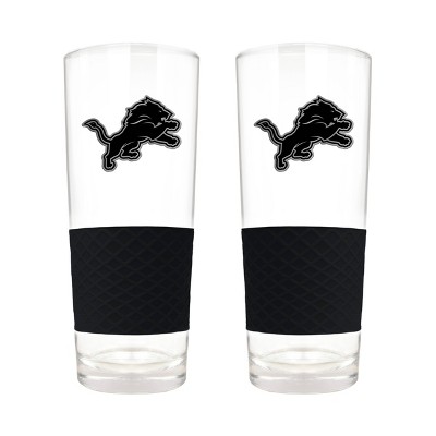 NFL Detroit Lions 22oz Pint Glass Set