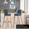 PiccoCasa Bar Pub Counter Height Side Stretch Chair Covers with Elastic Band - 2 of 4