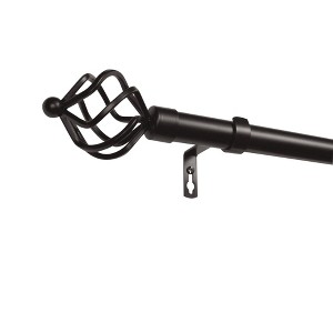 Exclusive Home 84"-160" Torch Indoor/Outdoor Curtain Rod - 1 of 2