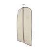 J&V TEXTILES Garment Bags for Clothes Storage, 6 Pack, Black and Beige, Suit Bags with Clear Window - 4 of 4