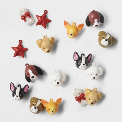16ct Mini Dog Christmas Ornament Set - Wondershop™