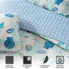 Coastal Beach Reversible Quilt Set With Sham - Great Bay Home - 4 of 4