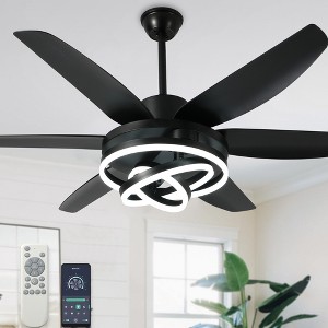 Bella Depot 56" Modern Ceiling Fan with Light - 1 of 4