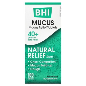 MediNatura BHI, Mucus Relief, 100 Tablets - 1 of 4