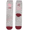 Memoi Women's Leo Zodiac Sign Crew Socks Med Gray Heather 9-11 - 4 of 4