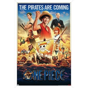 Trends International Netflix One Piece - Group One Sheet Framed Wall Poster Prints - 1 of 4