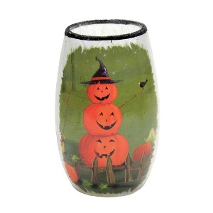 Stony Creek 5.0 Inch Halloween Pre-Lit Small Vase Electric Spooky Novelty Sculpture Lights - 1 of 3