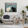 Stupell Industries Antique W.EstatesDogs Sign Canvas Wall Art - 2 of 4