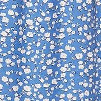 sky blue floral