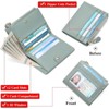 FATMOON Small Wallets for Women -- RFID Blocking Bifold Genuine Leather Wallet with Zipper Coin Purse and 11 Card Slots for Daily Use,Travel - 4 of 4