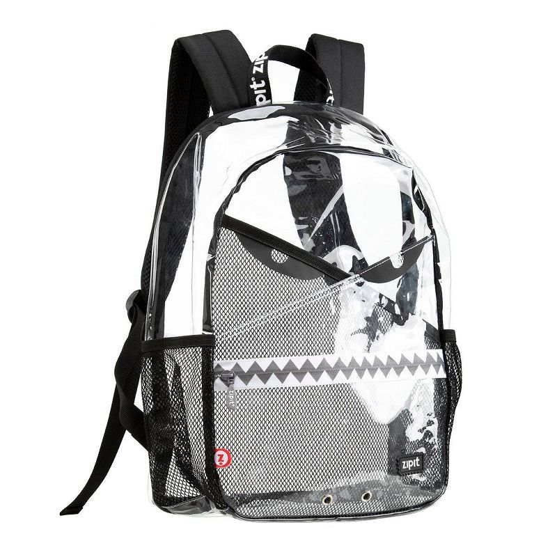 ZIPIT Clear Razor 17&#34; Backpack - Transparent, 4 of 11