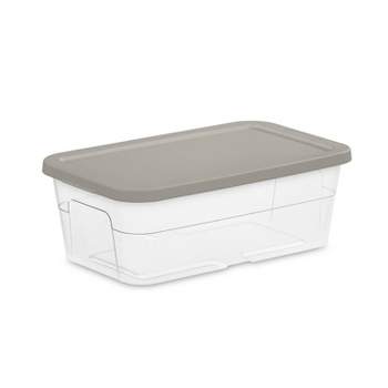 5pk 6qt Storage Boxes Gray - Room Essentials™