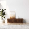 POVISON 59" Modern Wood TV Stand, Minimalist Slatted Entertainment Center,Media Console, TV Console, Fully-Assembled, Perfect for 45-inch TVs - 2 of 4