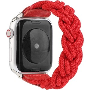 Worryfree Gadgets Braided Nylon Band for Apple Watch 38/40/41mm 42/44/45mm iwatch Series 8 7 6 SE 5 4 3 2 1 - 1 of 4