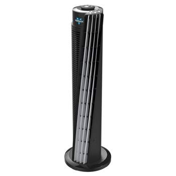 Vornado 29" 143 Whole Room Air Circulator Tower Fan with Remote Black