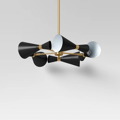 Midcentury Task Chandelier Black - Threshold™