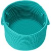 Colonial Mills Simply Home Solid - Turquoise 24"x24"x14"  100% Polypropylene Round - 3 of 4