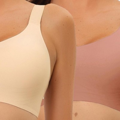 beige/dark pink