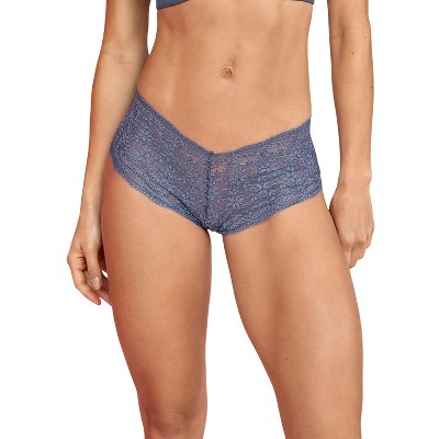 Leonisa Hiphugger Style Panty In Modern Lace - Blue L : Target