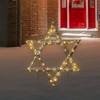 Northlight LED Lighted Sequined Star of David  Outdoor Decoration - 36" - 2 of 4