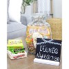 Darware Gallon Glass Barrel Jar; Clamp-Top Barrel-Shaped Canister for Food and Household Storage - 3 of 4