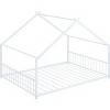 Streamdale Full Size Metal House Bed, White - 4 of 4