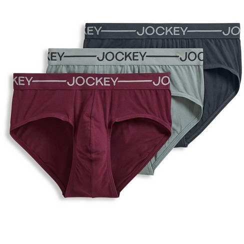 Jockey Women's Underwear Elance Brief - 3 Pack, Subtle Mint/Placid