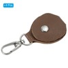 Unique Bargains Genuine Leather Portable Metal Buckle Key Fob 4 Pcs - 3 of 4