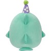Squishmallows Original 12-Inch Sharon Teal Shark with Party Hat Confetti Belly - Official Jazwares Plush - Gift for Kids, Girls & Boys - 3 of 4