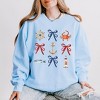 Simply Sage Market Women's Lightweight Garment Dyed Graphic Sweatshirt Coquette Nautical Collage - 2 of 4