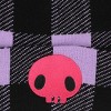 Kuromi Hood Purple Plaid Cuff Beanie - 2 of 4