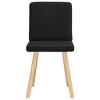 vidaXL Dining Chair Set of 2 Black - 4 of 4