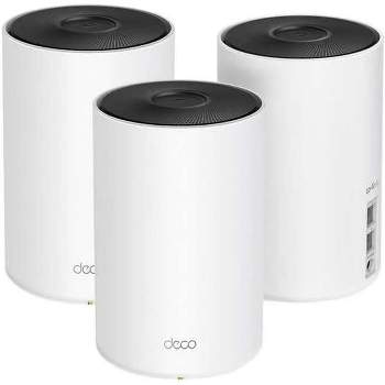 TP-Link Deco Wi-Fi 6 Tri-Band Whole-Home Mesh Wi-Fi System 3-Pack AX3600 White Manufacturer Refurbished