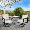 Aoodor Outdoor Deep Seat Cushion Set, Waterproof Patio Furniture Cushions with Adjustable Straps & Removable Cover - 3 of 4