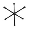 Modern Aluminum Accent Sculpture - Contemporary Metal Decorative Object for Home & Office - Wood Art Piece for Living Room, Bedroom & Desk - 18" Black - 3 of 4